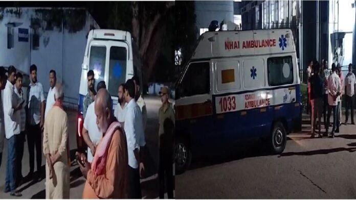 खुर्माबाद नदी पुल के पास दर्दनाक सड़क हादसा - ट्रक की चपेट में आने से बाइक सवार की मौके पर मौत