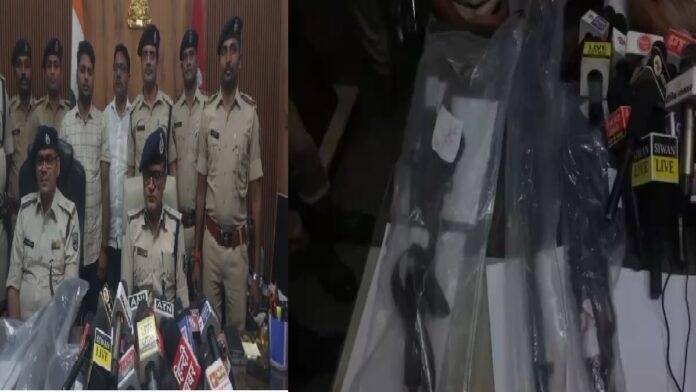 एसटीएफ और जिला पुलिस की संयुक्त कार्यवाई,लोजपा (आर) नेता अयूब खान के घर छापेमारी मे एके-47, कार्बाइन और भारी हथियार बरामद