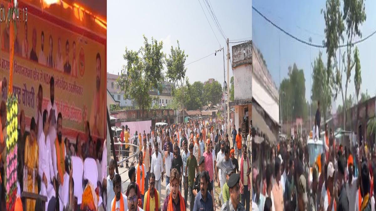 नामांकन से पहले मंदिर में की पूजा, भाजपा के सम्राट ने तारापुर से दाखिल किया पर्चा | 22Scope News Samrat Nom 1 22Scope News