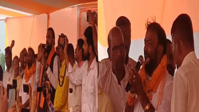 VIP पार्टी के सकलदेव बिंद को सम्राट चौधरी ने भाजपा की दिलवायी सदस्यता