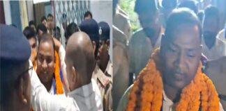 बक्सर नामांकन करते ही प्रत्याशी गिरफ्तार, अब जेल से लड़ेंगे चुनाव, समर्थकों में रोष