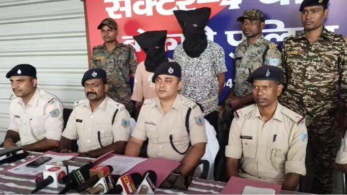 cable wire thief केबल चोरी के दो आरोपियों को पुलिस ने दबोचा, 50 मीटर तार और हेक्सा ब्लेड बरामद