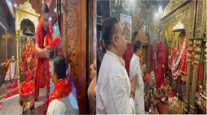 मंत्री नितिन नबीन पहुँचे अखण्ड वासिनी माता के दरबार, मांगा आशीष, बांकीपुर से आज भरेंगे पर्चा