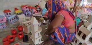 दीपावली पर मिट्टी के दीयों से जगमगाने की उम्मीद, पर बारिश ने बुझाई आस