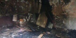 झरिया में मां मंगल चंडी मंदिर में भीषण आग, लाखों का नुकसान
