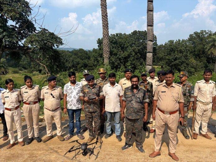 झारखंड-बिहार उत्पाद विभाग की बड़ी कार्रवाई: जंगल में ड्रोन से छापेमारी