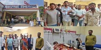 बेखौफ अपराधियों ने स्कूल बस ड्राइवर को मारी गोली, घटनास्थल पर जुटी 3 थानों की पुलिस..