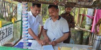COTPA एक्ट के तहत तंबाकू विरोधी अभियान, कई दुकानों पर जुर्माना और खाद्य प्रतिष्ठानों किया गया निरीक्षण
