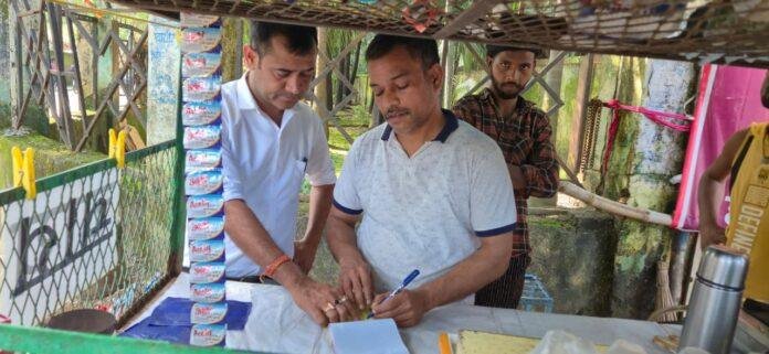 COTPA एक्ट के तहत तंबाकू विरोधी अभियान, कई दुकानों पर जुर्माना और खाद्य प्रतिष्ठानों किया गया निरीक्षण