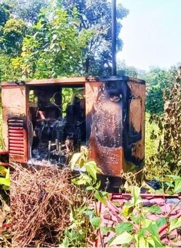 जराइकेला में नक्सलियों ने फूंका एयरटेल मोबाइल टावर, इलाके में नेटवर्क ठप