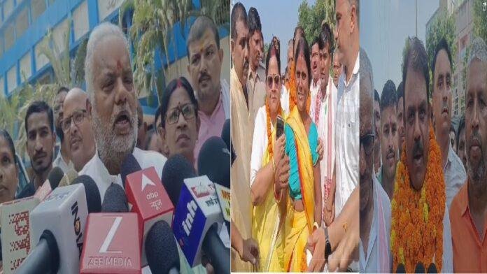 नालंदा से श्रवण कुमार,राजगीर से कौशल किशोर और हिलसा से जेडीयू के प्रेम मुखिया ने भरा पर्चा