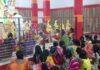 Ramgarh: शरद पूर्णिमा पर बांग्ला समाज ने धूमधाम से मनाया कोजागोरी लोक्खी पूजा