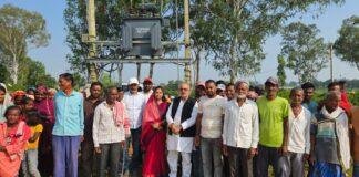 विधायक ने गोरिया करमा के रोहनिया टांड में किया 63 केवी ट्रांसफार्मर का उद्घाटन