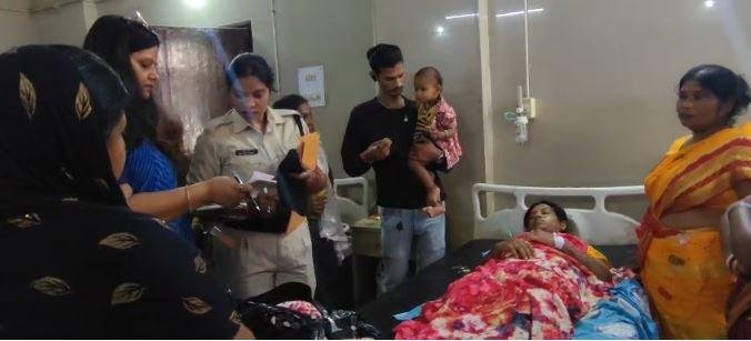 शराब के नशे में धुत पति ने गर्भवती पत्नी पर किया जानलेवा हमला, हालत गंभीर
