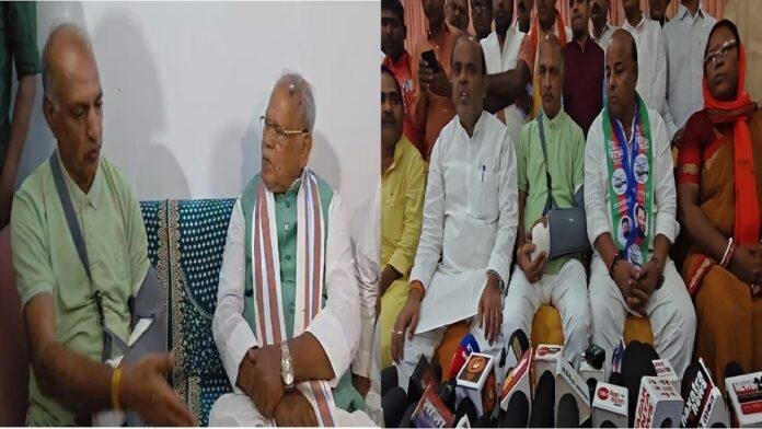 एनडीए नेताओं ने हम प्रत्याशी अनिल कुमार पर हुए हमले की निंदा की, बोले - हत्या की थी साजिश एनडीए नेताओं ने हम प्रत्याशी अनिल कुमार पर हुए हमले की निंदा की, बोले- हत्या की थी साजिश