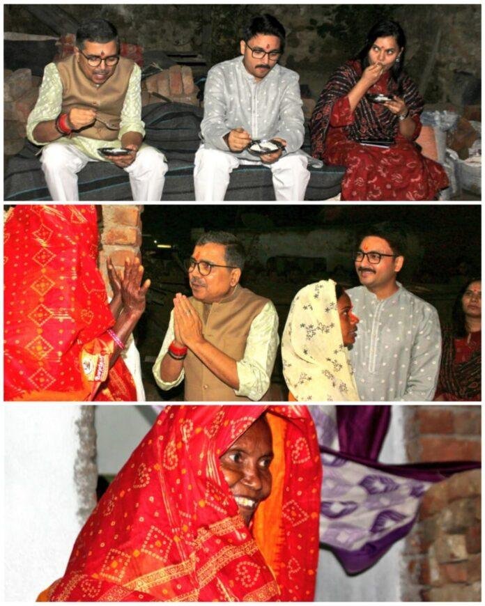 डीसी-एसपी-एसडीओ छठव्रती के घर अचानक पहुंचे डीसी-एसपी-एसडीओ, खाया खरना प्रसाद और छठव्रती को किया नमन, ग्रामीण हुए भावुक