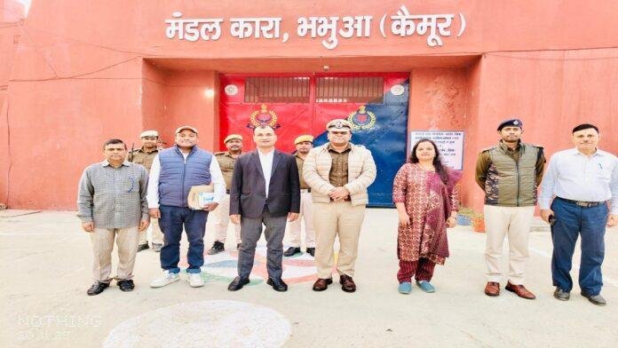 जिला विधिक सेवा प्राधिकार, कैमूर द्वारा मंडल कारा भभुआ का मासिक निरीक्षण, कैदियों को विधिक सहायता सुनिश्चित कराने पर जोर