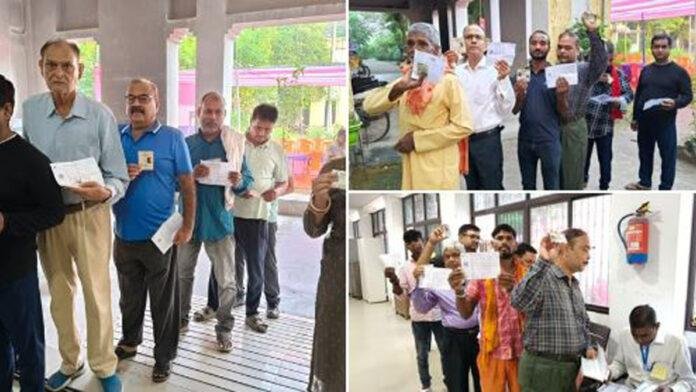 बिहार चुनाव Live : पहले चरण में दोपहर 3 बजे तक 53.77 फीसदी मतदान