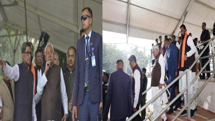 Breaking : गांधी मैदान का निरीक्षण करने पहुंचे CM नीतीश