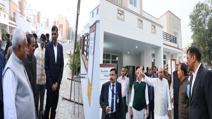 मुख्यमंत्री ने नवनिर्मित MLA आवास का किया निरीक्षण, JP गंगा पथ के सौंदर्यीकरण कार्य का भी लिया जायजा