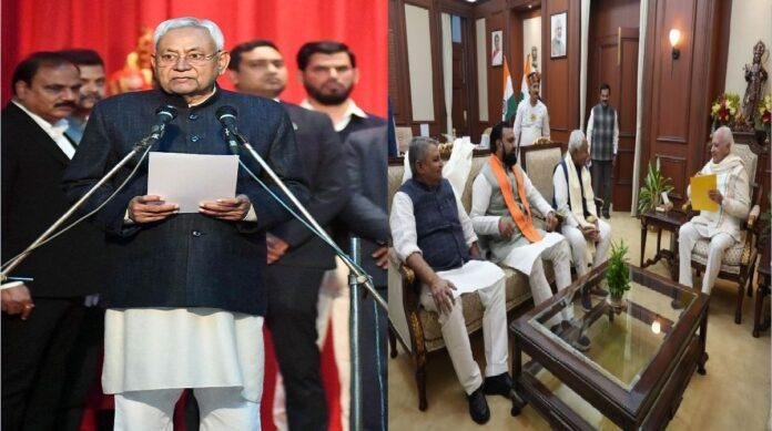 नीतीश के शपथ ग्रहण को लेकर गांधी मैदान में तैयारियां शुरू, मोदी से लेकर बीजेपी शासित राज्यों के मुख्यमंत्री होंगे सरीक