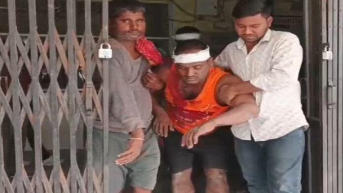 जमीनी विवाद में खूनी जंग, दबंग गोतिया ने एक ही परिवार के आधा दर्जन लोगों पर तेज हथियार से किया हमला