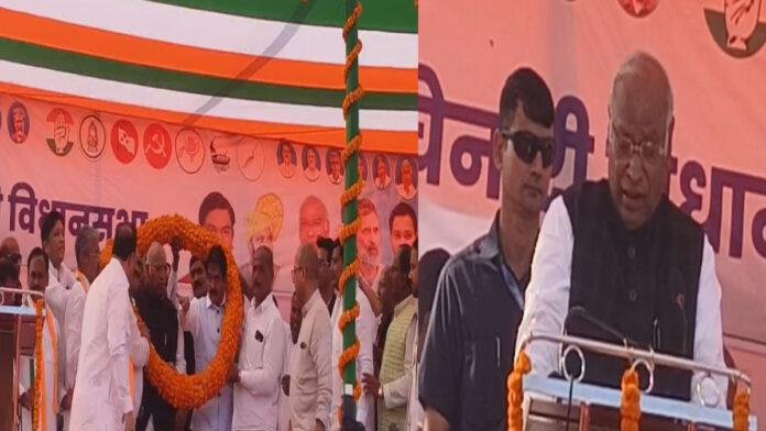 Kharge खड़गे ने नौहट्टा में की जनसभा, महिलाओं के स्वाभिमान के साथ खिलवाड़ कर रही है NDA सरकार