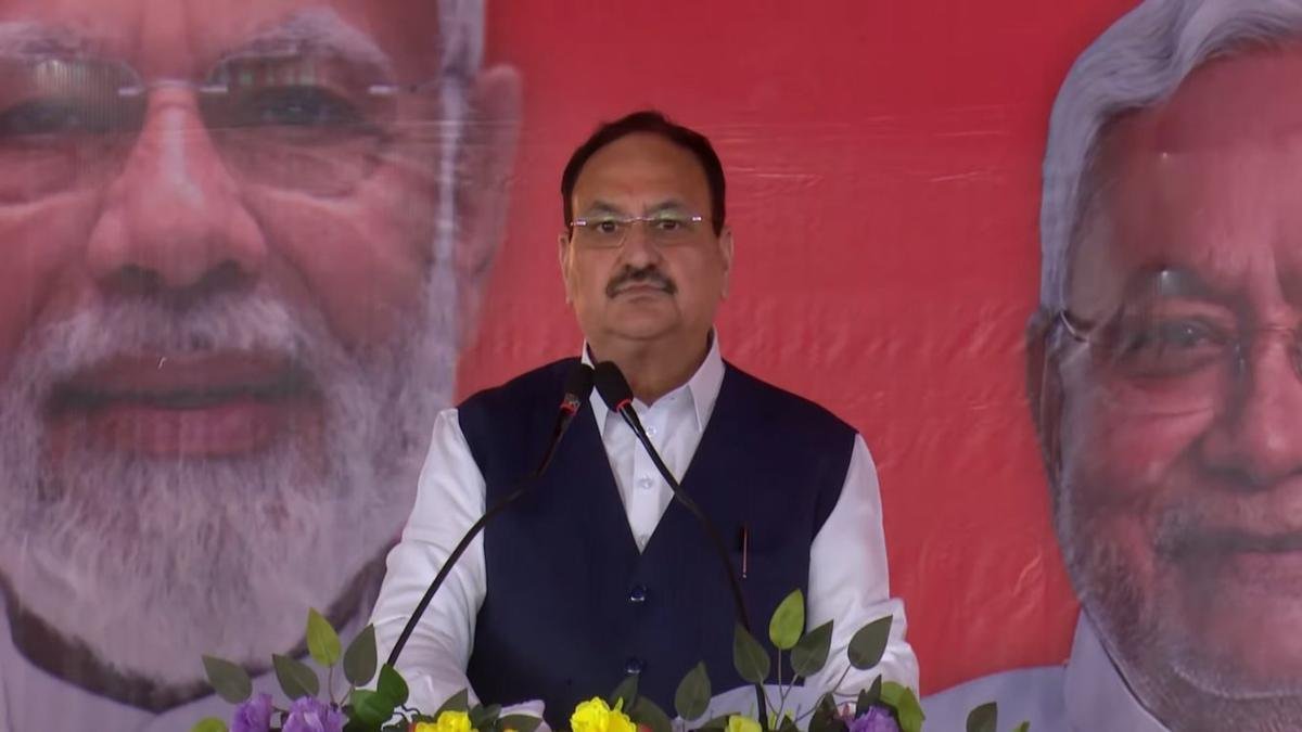 नरकटियागंज में बोले जेपी नड्डा- मोदी के आशीर्वाद से नीतीश ने बिहार को दिया 'HIRA' 4 22Scope News Nadda Bagaha 2 22Scope News