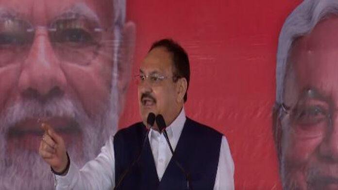 Nadda-Bagaha नरकटियागंज में बोले जेपी नड्डा- मोदी के आशीर्वाद से नीतीश ने बिहार को दिया 'HIRA'