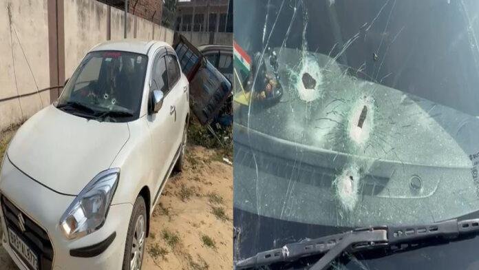 मुखिया पति की गाड़ी पर ताबड़तोड़ फायरिंग से दहशत