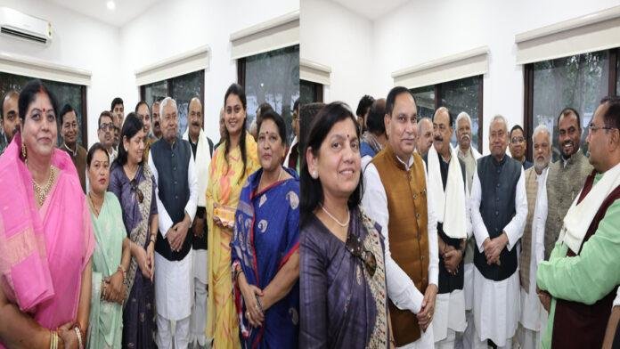 नई सरकार के गठन के बाद मुख्यमंत्री ने JDU के जनप्रतिनिधियों, नेताओं एवं कार्यकर्ताओं से की मुलाकात