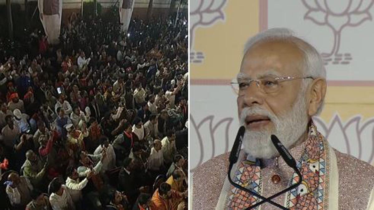 BJP हेडक्वार्टर पहुंचे मोदी, बिहारी स्टाइल में लहराया गमछा, बोले- जय छठी मैया 4 22Scope News PM Modi BJP Daftar 3 22Scope News