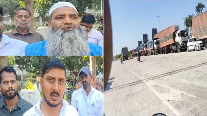 बंगाल नंबर के ओवरलोडेड ट्रकों के परिचालन पर कार्रवाई को लेकर डीएम को सौंपा ज्ञापन, इंट्री माफिया और दबंगों के कारण राजस्व की क्षति