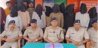 अवैध शराब तस्करी का भंडाफोड़: इंटर-स्टेट शराब माफिया पर बड़ी कार्रवाई, 9 गिरफ्तार, 17 लाख की शराब जब्त