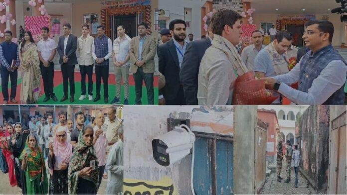 बिहार चुनाव में पहुँची कोलंबिया की टीम, हॉट सीट मोकामा, मुजफ्फरपुर, दरभंगा, सहित जिलों में सीसीटीवीऔर ड्रोन की निगरानी में जारी है मतदान बिहार चुनाव में पहुँची कोलंबिया की टीम, हॉट सीट मोकामा, मुजफ्फरपुर, दरभंगा, सहित जिलों में सीसीटीवीऔर ड्रोन की निगरानी में जारी है मतदान
