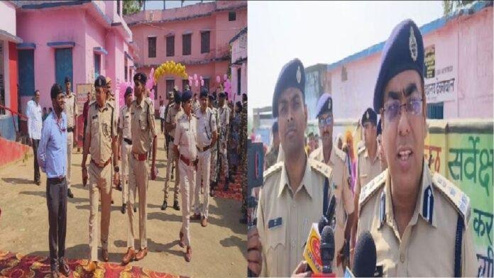 भोजपुर जिले के विभिन्न मतदान केंद्रों के निरीक्षण को पहुँचे पुलिस उपमहानिरीक्षक (शाहाबाद क्षेत्र), दिये आवश्यक निर्देश भोजपुर जिले के विभिन्न मतदान केंद्रों के निरीक्षण को पहुँचे पुलिस उपमहानिरीक्षक (शाहाबाद क्षेत्र), दिये आवश्यक निर्देश