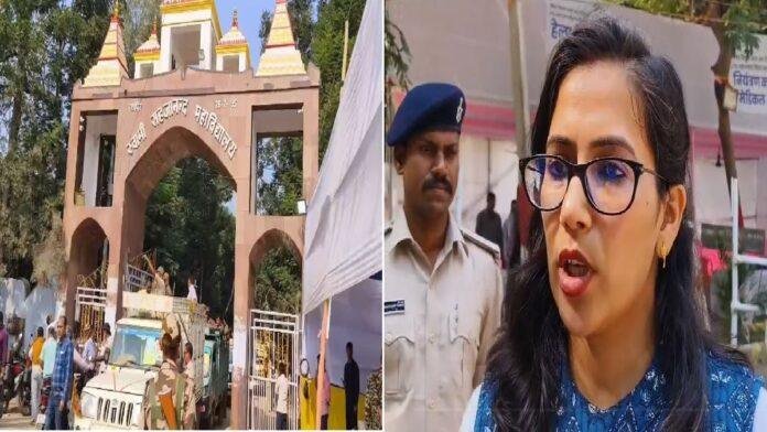 डिस्पैच सेंटर से मतदान कर्मी रवाना, निरीक्षण को पहुँची जिलाधिकारी अलंकृता पांडेय