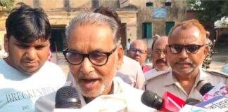 मोतिहारी सांसद राधामोहन सिंह ने किया मतदान, बोले - प्रचंड बहुमत से बनेगी सरकार