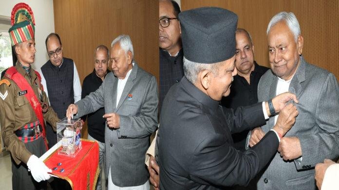 सशस्त्र सेना झंडा दिवस के अवसर पर बहादुर सैनिकों के कल्याण व पुनर्वास के लिए बिहार स्टेट एक्स सर्विसमैन बेनेवोलेंट फंड में अंशदान करें - मुख्यमंत्री