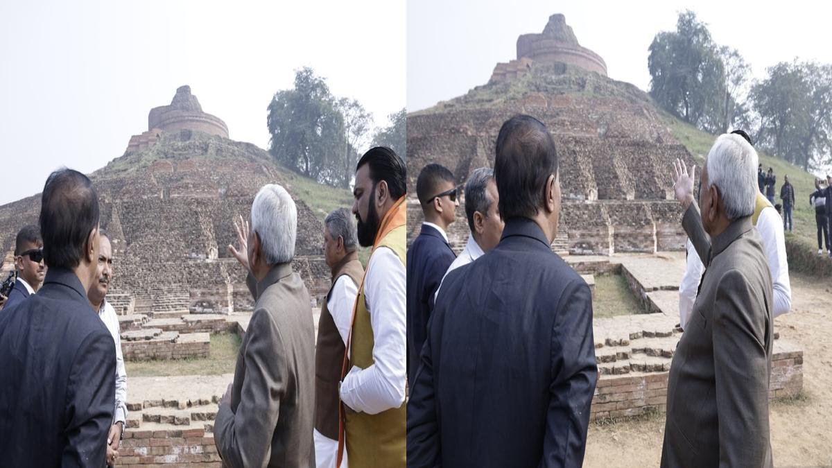 पूर्वी चंपारण दौरे पर मुख्यमंत्री नीतीश कुमार, केसरिया में टूरिस्ट फैसिलिटी सेंटर का किया निरीक्षण, जीविका दीदियों से संवाद कर लिया फिडबैक | 22Scope News CM Motihari 22Scope News