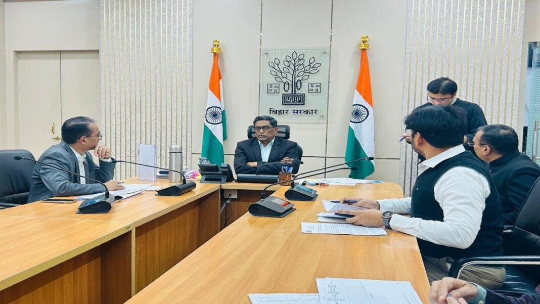 ताजपुर-बख्तियारपुर गंगा पुल निर्माण में तेजी के लिए मुख्य सचिव ने की उच्च स्तरीय समीक्षा बैठक