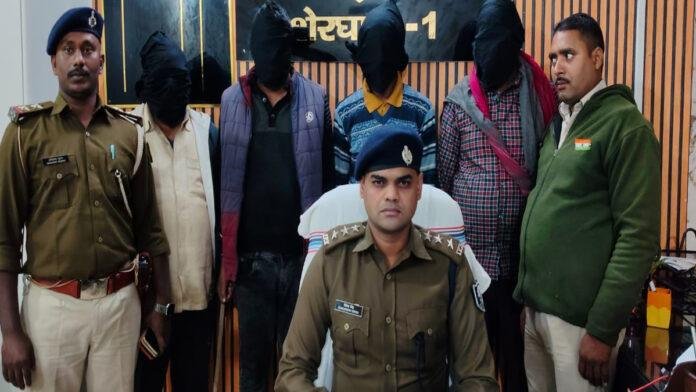 आमस में अवैध कोयला परिवहन पर बड़ी कार्रवाई, 6 ट्रक जब्त, 4 गिरफ्तार