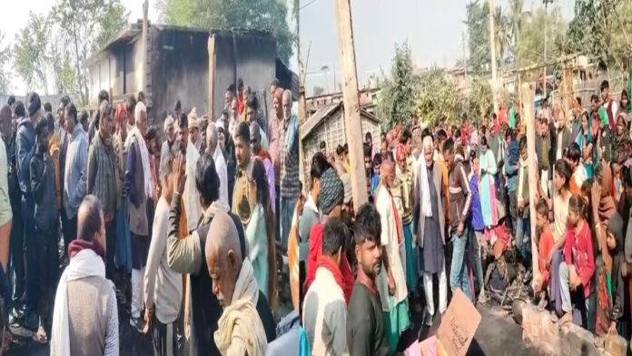 सोए अवस्था में शॉर्ट सर्किट से लगी आग, जिंदा जला युवक