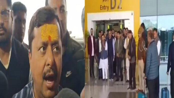 अभी थोड़ी देर पहले पटना से दिल्ली के लिए रवाना हुए BJP के कार्यकारी अध्यक्ष नितिन नवीन