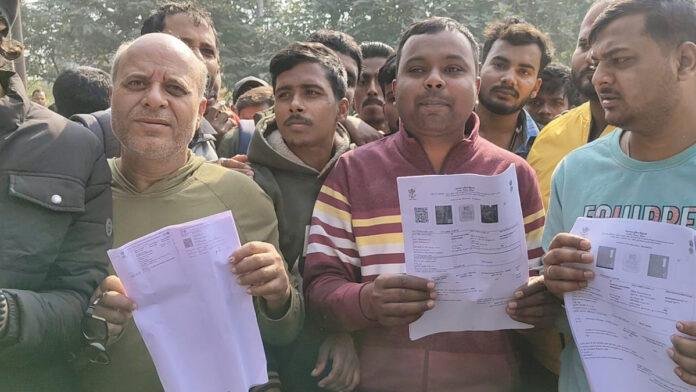 लोक अदालत में ट्रैफिक चालान पर नहीं मिली राहत, लोगों ने किया जमकर हंगामा