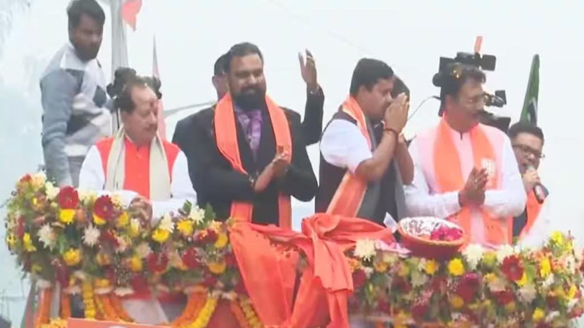 Breaking : नितिन नवीन का मेगा रोड शो शुरू, कार्यकर्ताओं में जबरदस्त उत्साह | 22Scope News Nitin Road Show 2 22Scope News