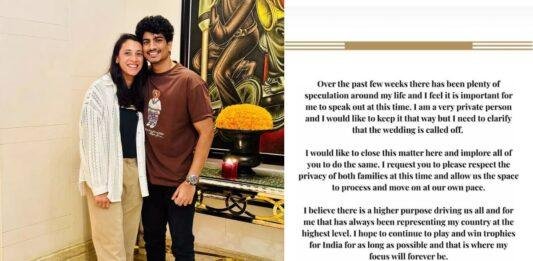 Smriti Mandhana and Palash Muchhal wedding cancelled
