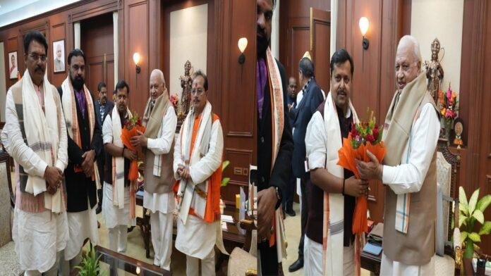 राजभवन पहुँचे नितिन नबीन, राष्ट्रीय कार्यकारी अध्यक्ष बनने के बाद की मुलाकात