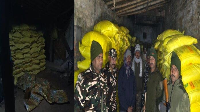 मोतिहारी में अवैध खाद तस्करी पर बड़ी कार्रवाई, 1970 बोरी यूरिया जब्त