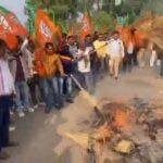 protest in sarath 22Scope News